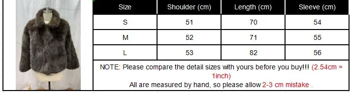 Brown Faux Fur Winter Coat – Elegant Warm Chic Jacket